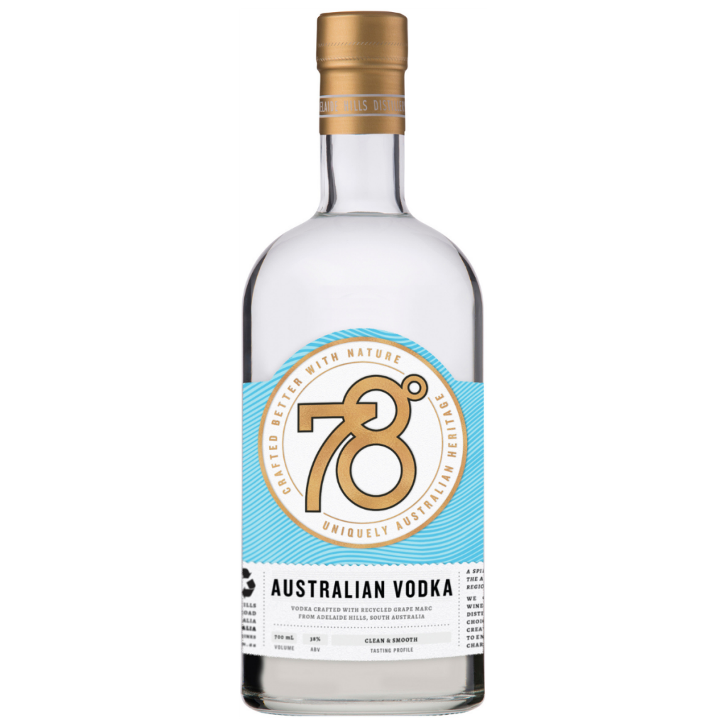 78 Degrees Adelaide Hills Australian Vodka 700 ml