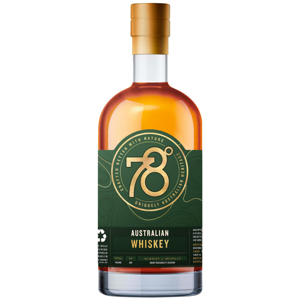 78 Degrees Adelaide Hills Australian Whiskey 700 ml