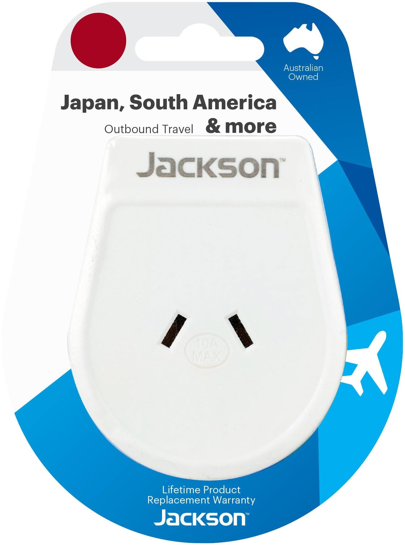 Jackson Outbound Travel Adapter Japan & USA Slim