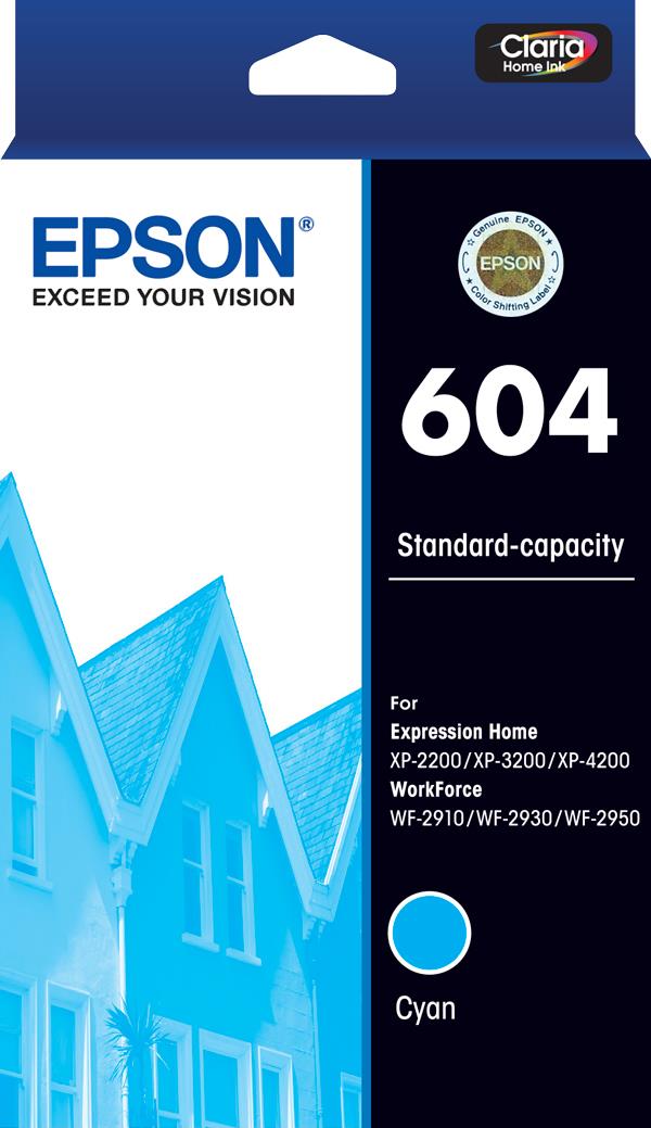 Epson 604 Standard Capacity Ink Cartridge (Cyan)