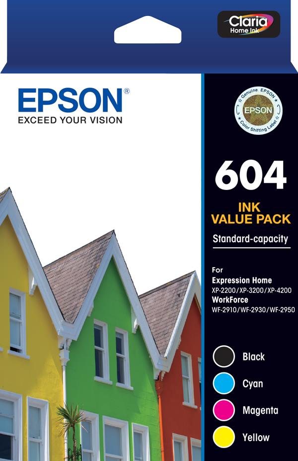 Epson 604 Standard Capacity Ink Cartridge (Value Pack)