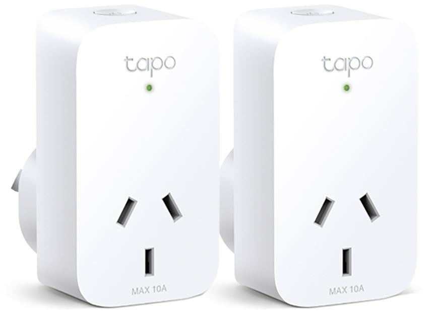 TP-Link Tapo Mini Smart Plug with Energy Monitoring (2 Pack)