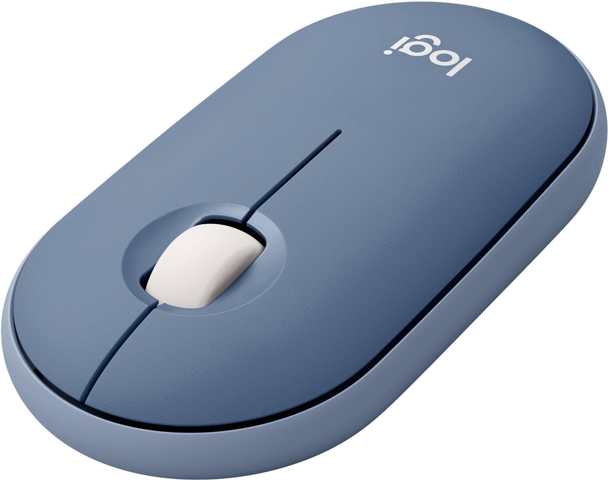 Logitech M350 Pebble Wireless Mouse (Blueberry)