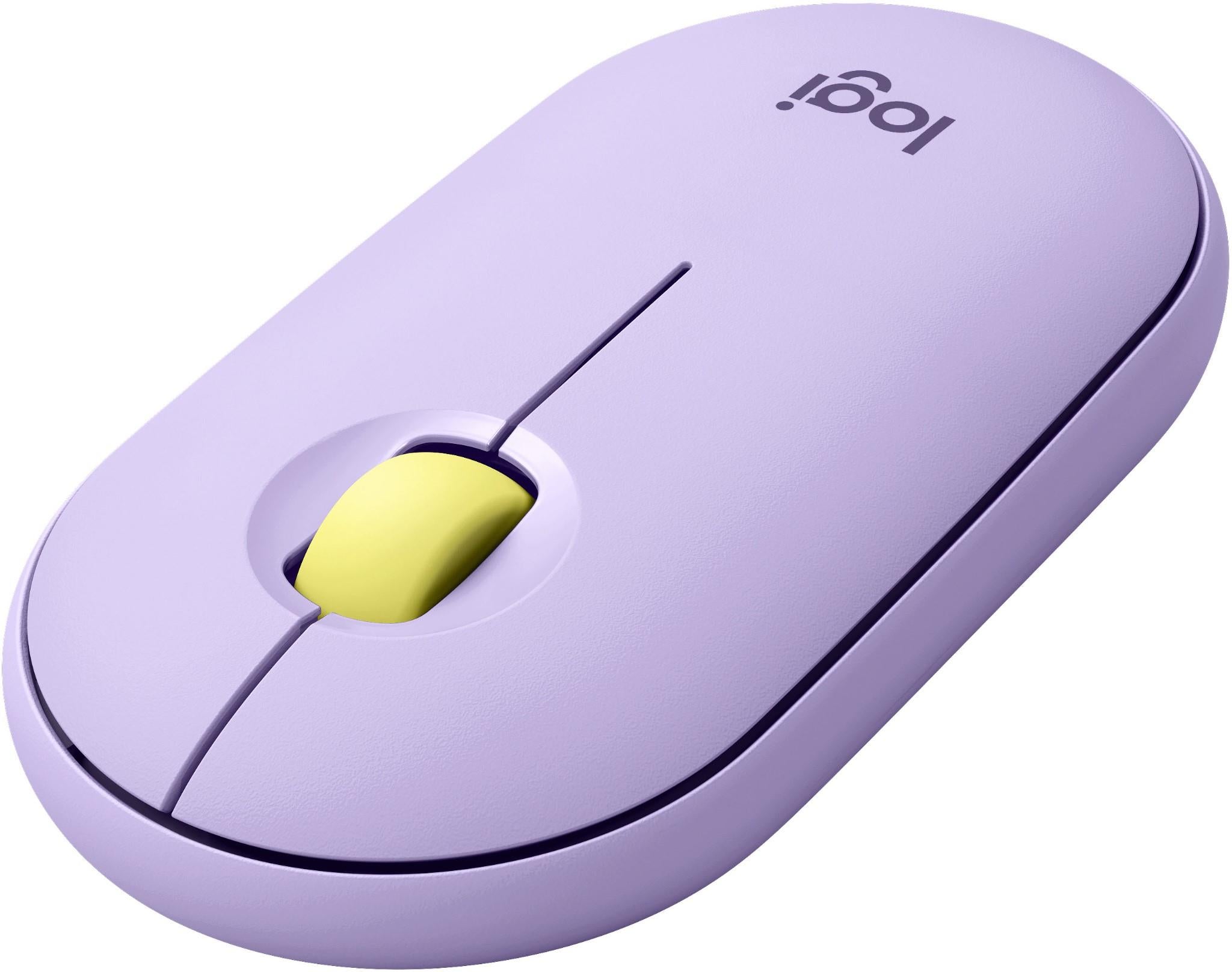 Logitech M350 Pebble Wireless Mouse (Lavender)