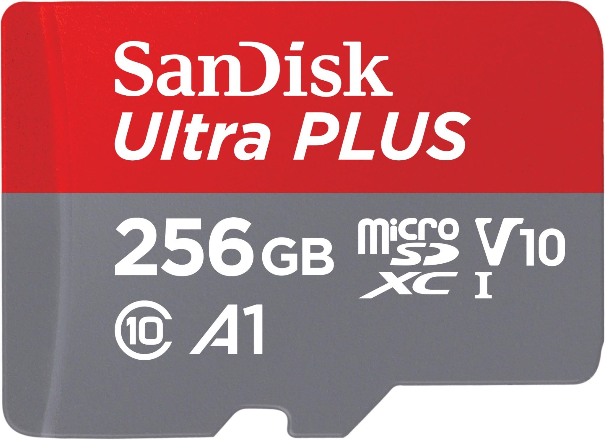 SanDisk Ultra Plus microSDXC 256GB Memory Card