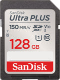SanDisk Ultra Plus SDXC 128GB 150MB/s Memory Card