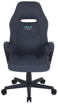 ONEX STC Compact S Series Gaming/Office Chair (Graphite) with Short pile Linen Fabric