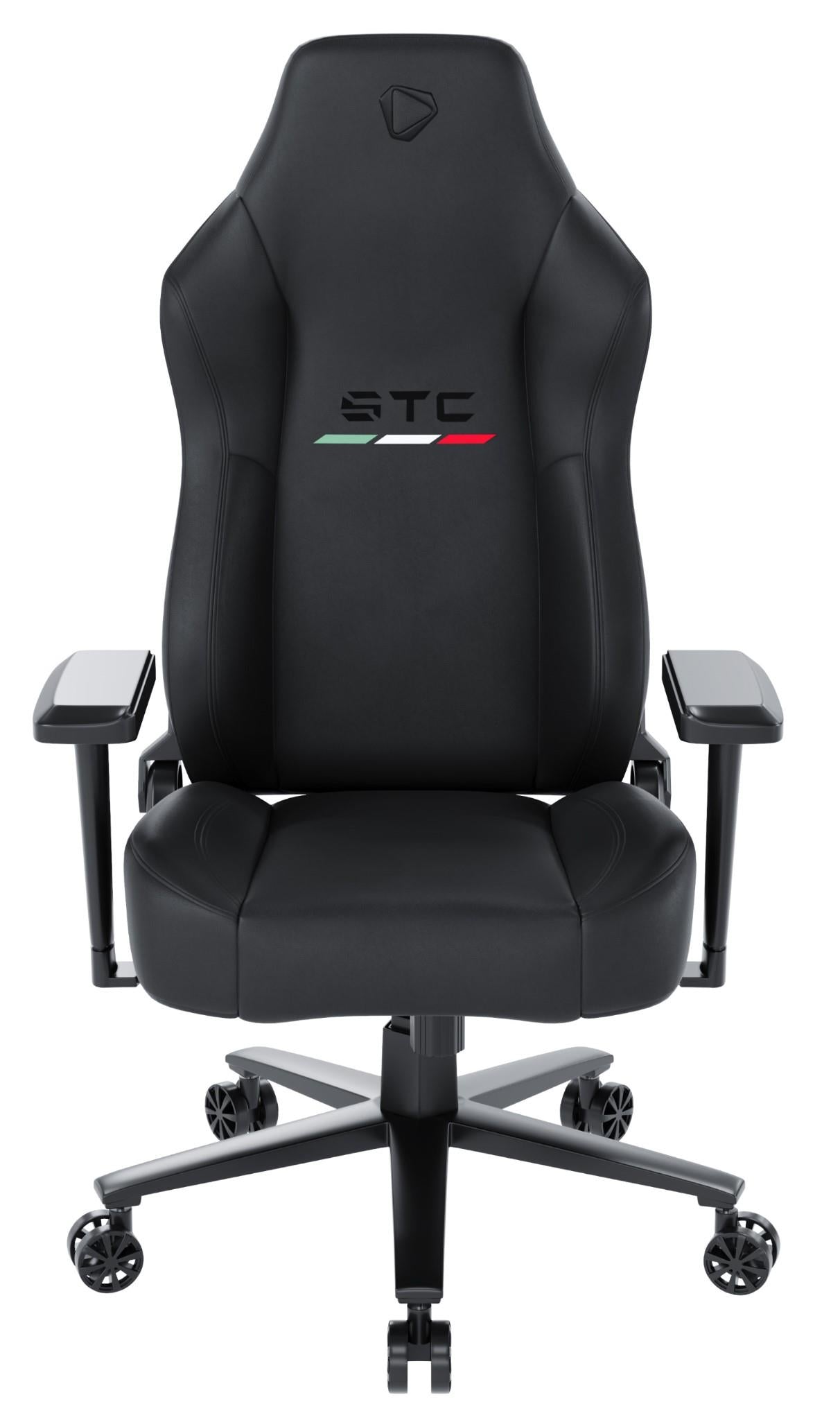 ONEX STC Elegant Real Leather XL Series Gaming / Office Chair (Black)