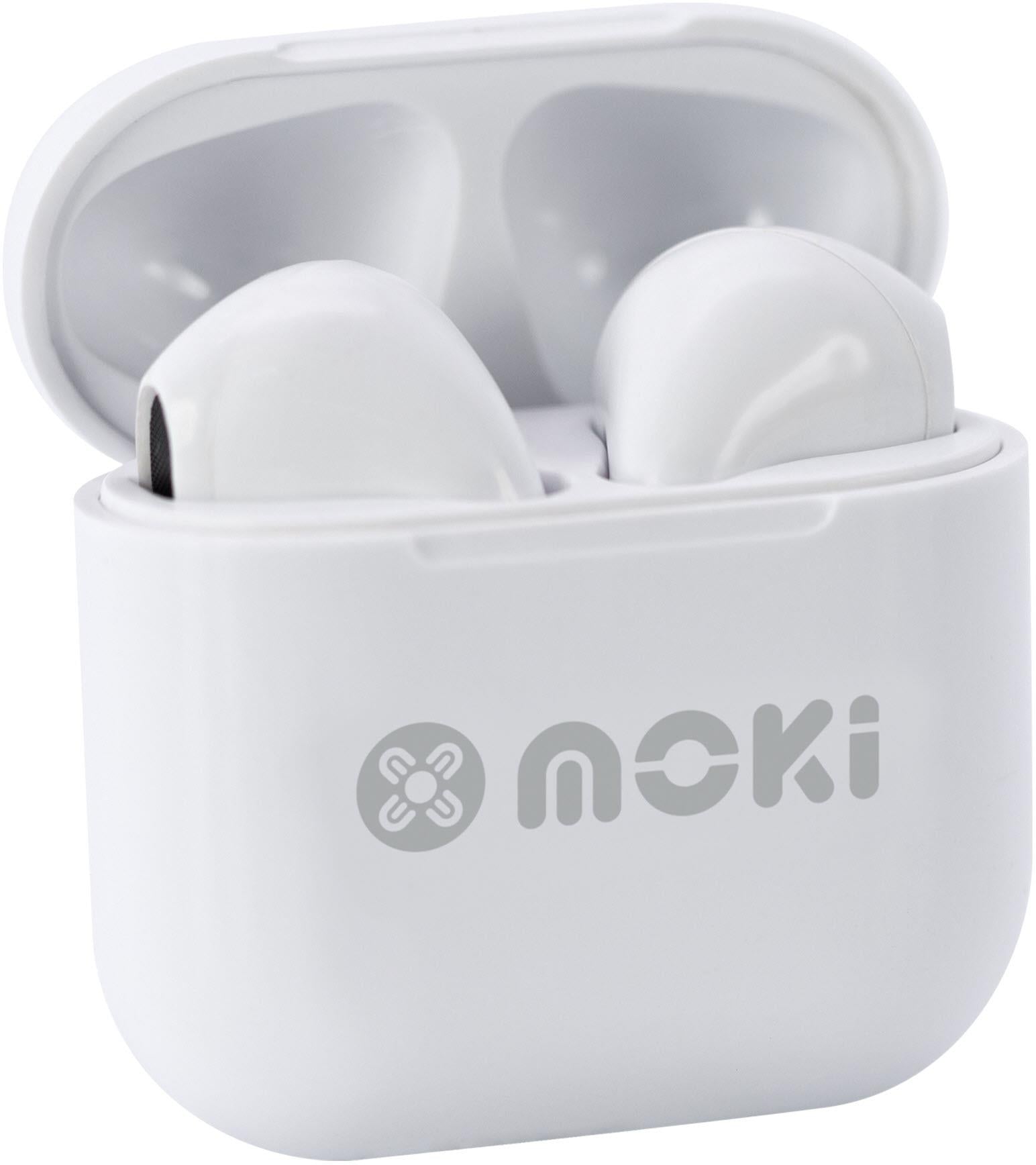 MokiPods Mini TWS Volume Limited In-Ear Headphones for Kids (White)