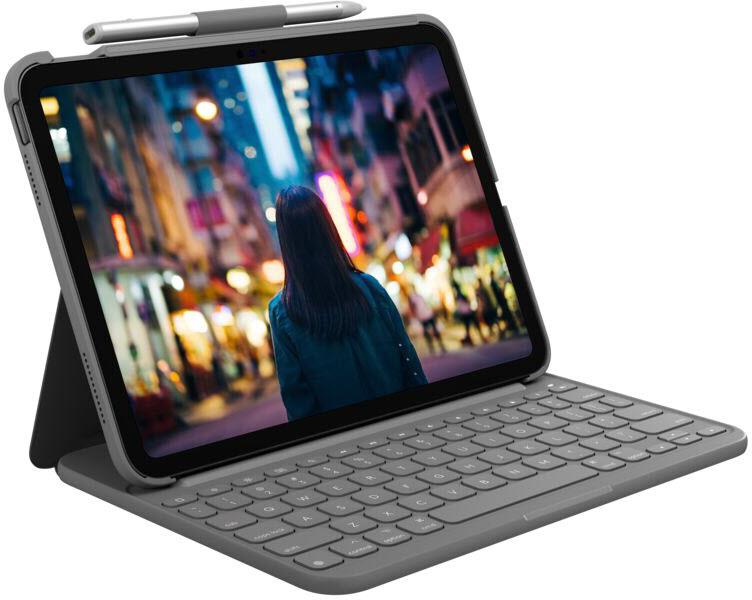 Logitech Folio Case for iPad A16/10th Gen (Grey)