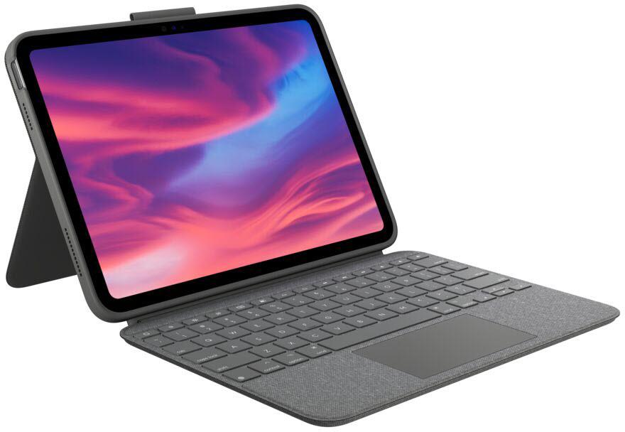 Logitech Combo Touch Case for iPad A16/10th Gen (Oxford Grey)