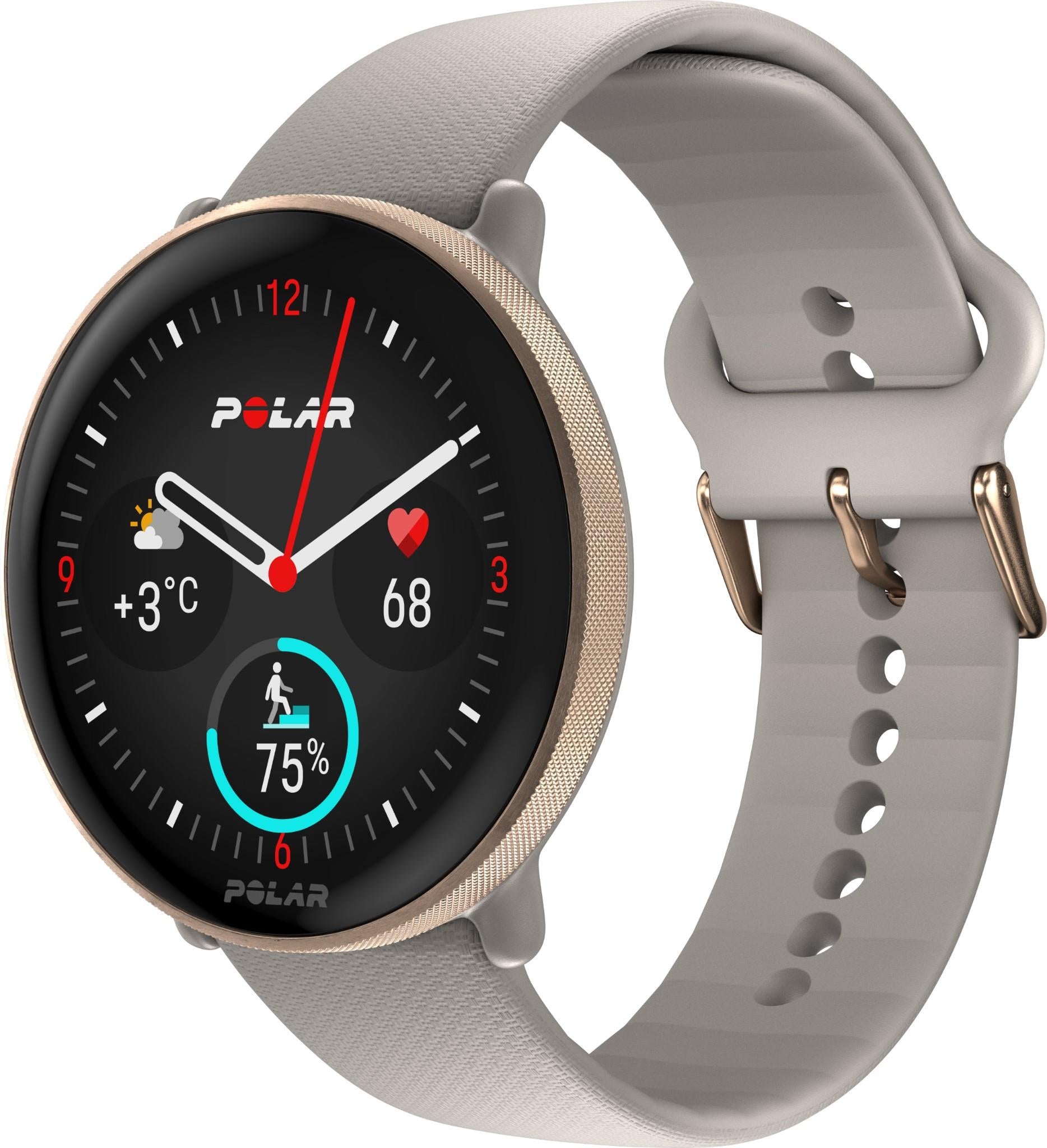 Polar Ignite 3 Smart Watch (Greige Sand)