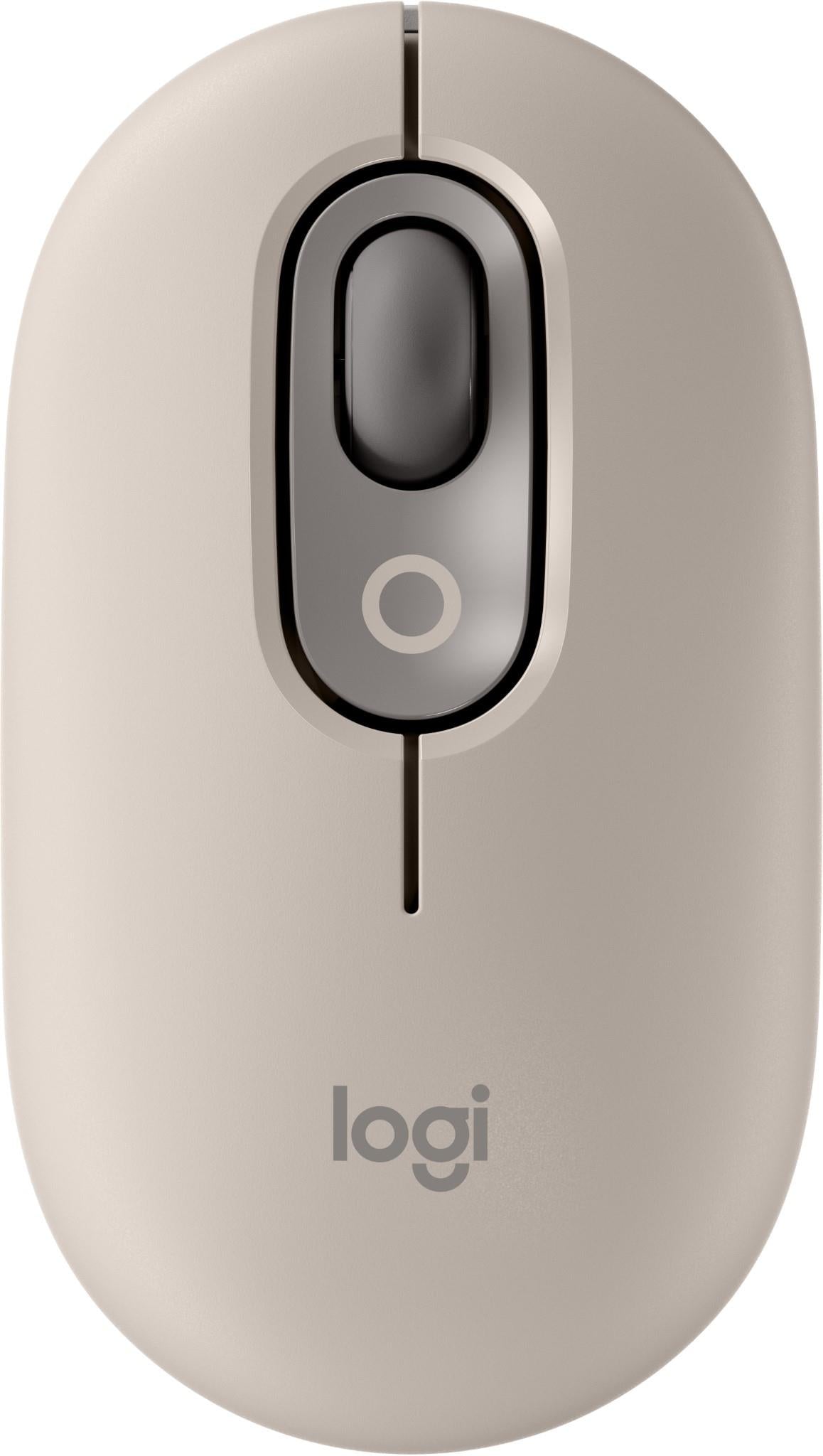Logitech POP Mouse with Emoji (Mist Sand)