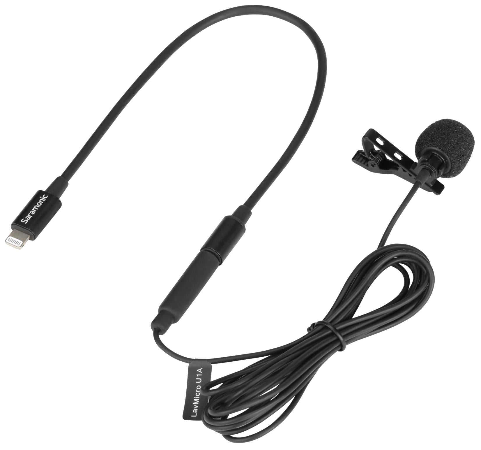 Saramonic LAVMICRO U1A Lapel Microphone (Lightning connector)