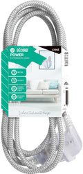 Decord Braided Extension Lead 3m (Grey)
