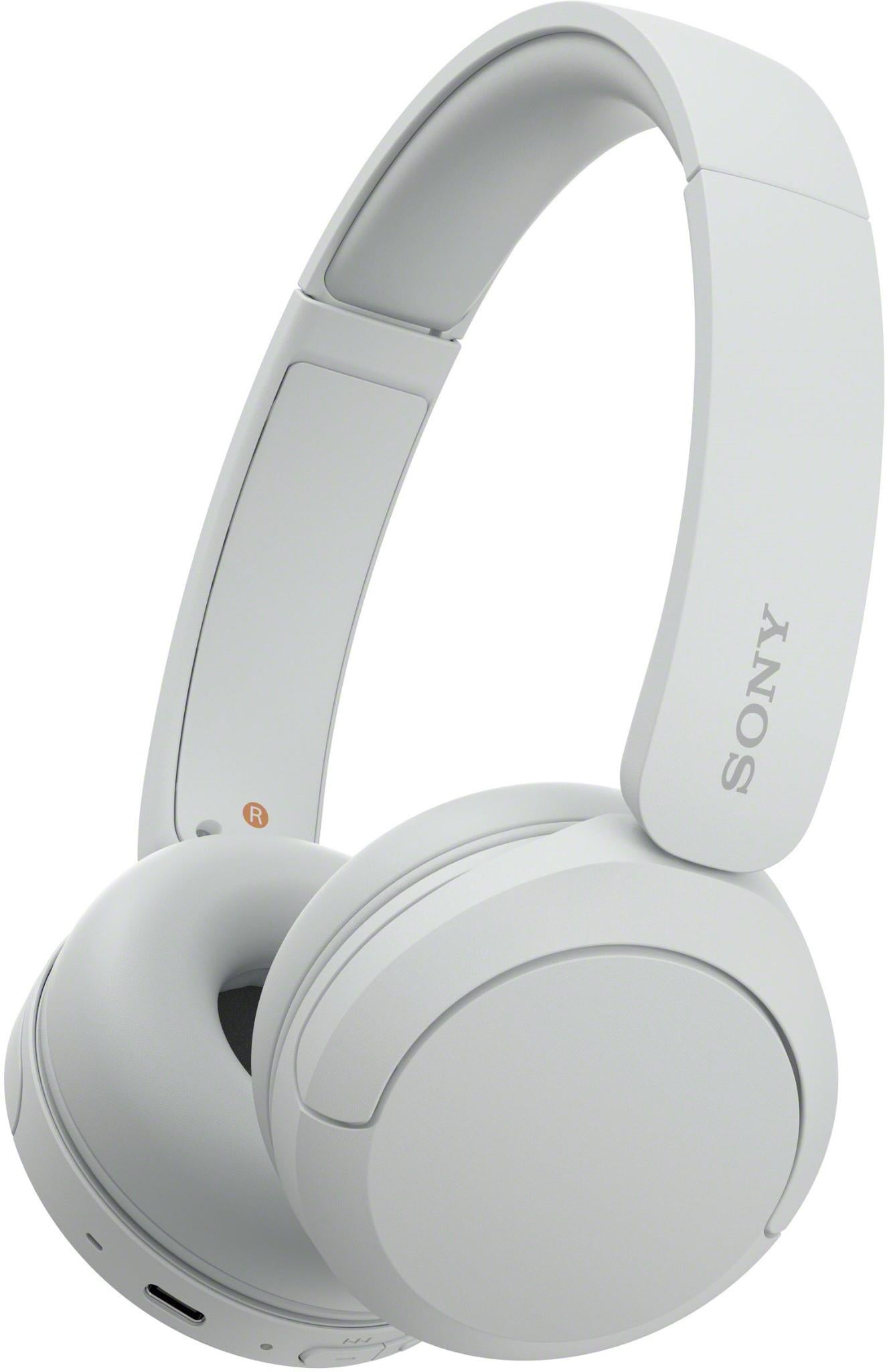 Sony WH-CH520 Wireless On-Ear Headphones (White)