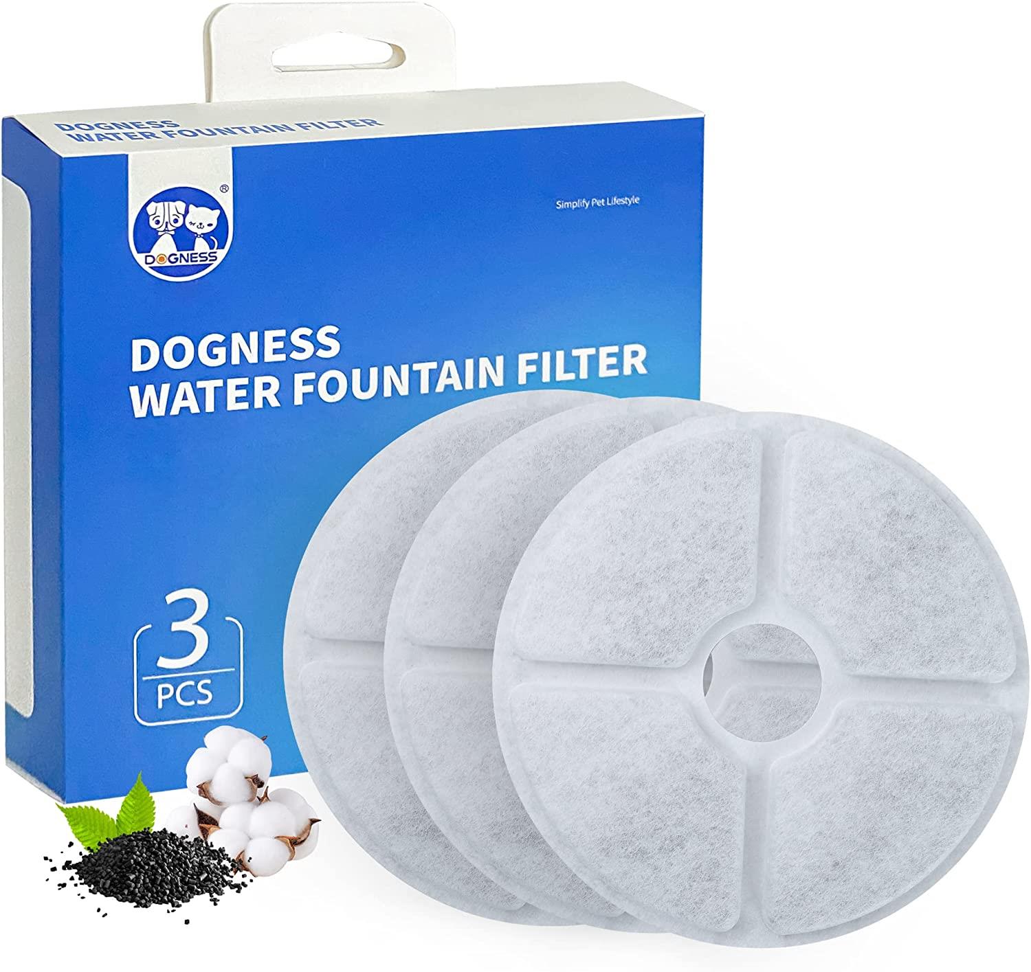 Dogness Fountain Filters for D07 D08 D09 Fountains (3 Pack)