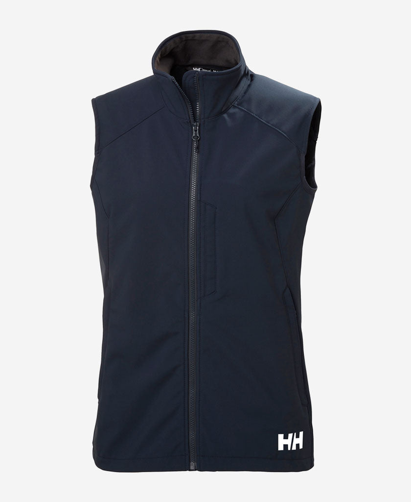 Womens Paramount Softshell Vest - Navy
