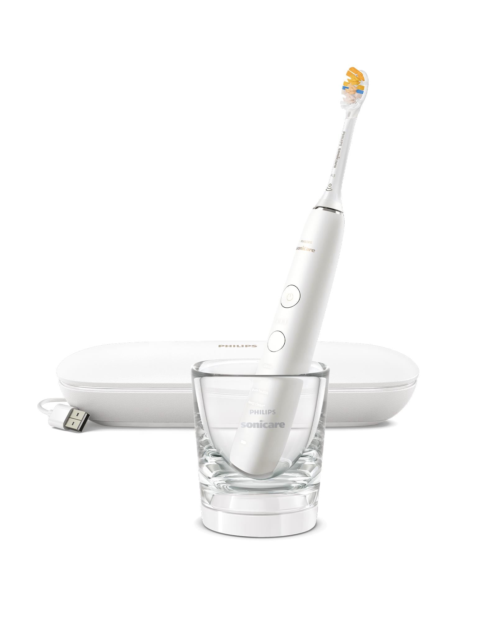 Philips Sonicare DiamondClean 9000 Electric Toothbrush with App (White)