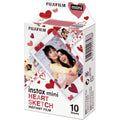 Fujifilm Instax Mini Film Heart for Instax Mini Cameras (10 Pack)