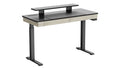 Eureka I55 Two-Drawer Electric Standing Gaming / Office Desk (Rustic Grey)