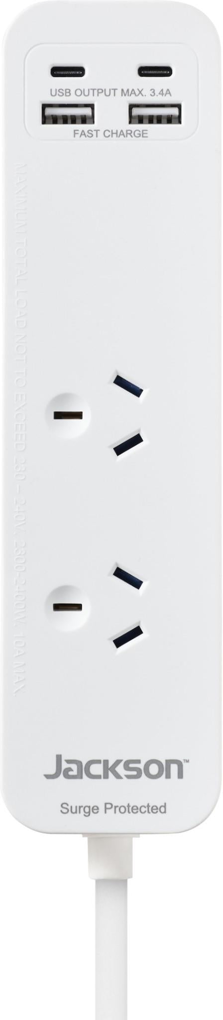 Jackson Fast Charge USB-C/A 2 Way Portable Powerboard