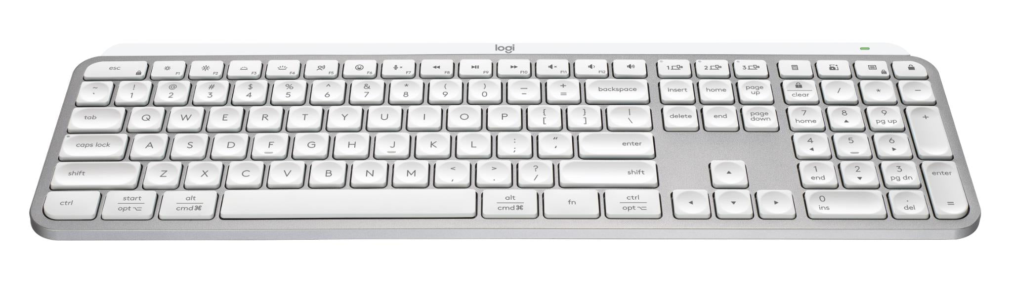 Logitech MX Keys S Advanced Wireless Illuminated Keyboard (Pale Grey)