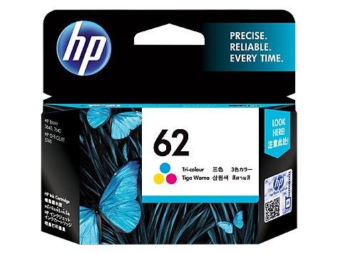 HP 62 Tri-colour Original Ink Cartridge
