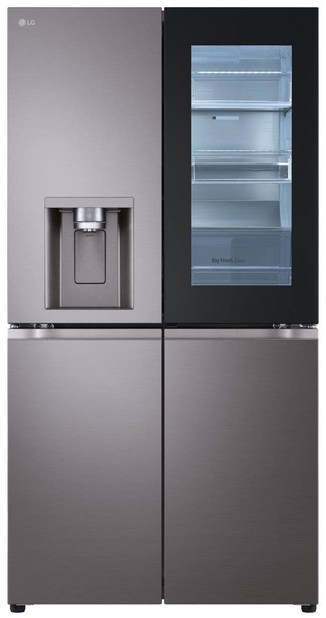 LG GF-V700BSLC 642L French Door Fridge with Instaview (Black Stainless)