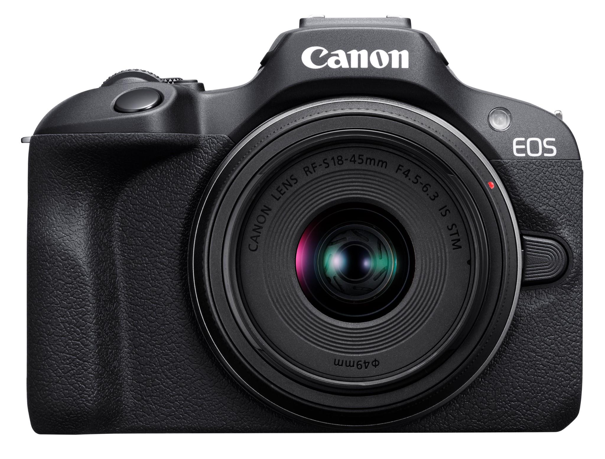 Canon EOS R100 Mirrorless Camera with RF-S 18-45mm Lens