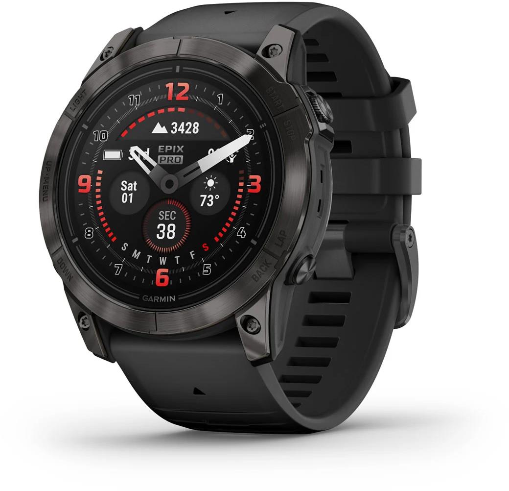 Garmin epix ™ Pro (Gen 2) Sapphire Edition 51mm Carbon Grey DLC Titanium with Black Band