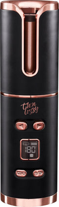 Thin Lizzy Ucurl Auto Hair Curler (Black & Rose Gold)