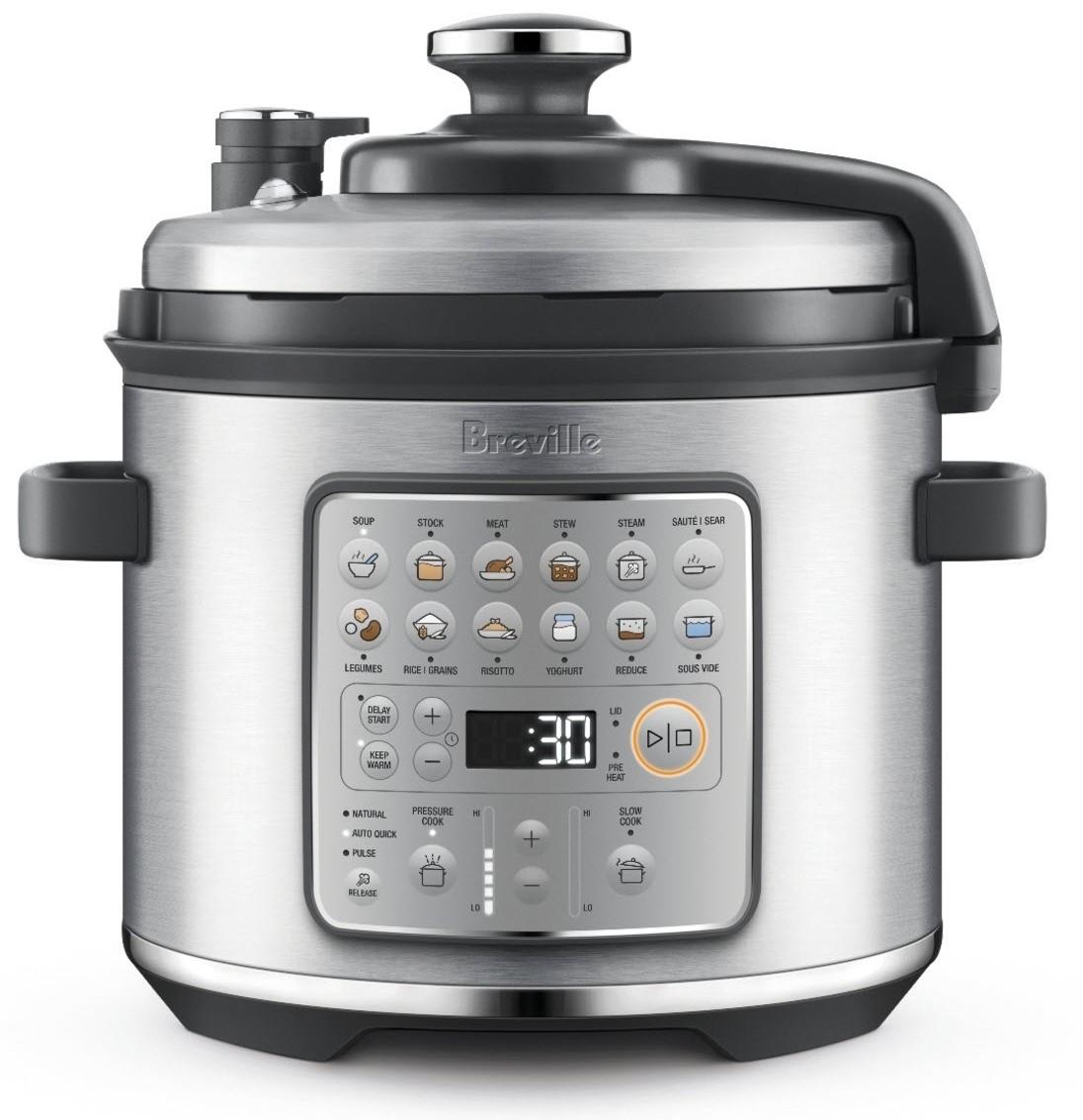 Breville the Fast Slow Go Multi Cooker (Brushed Stainless Steel)