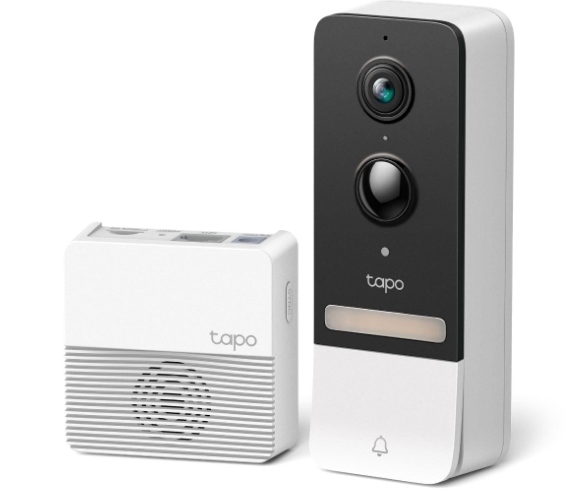 TP-Link Tapo 2K Wireless Video Doorbell with Hub