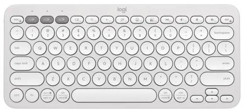Logitech K380S Pebble Keys 2 Wireless Keyboard (White)