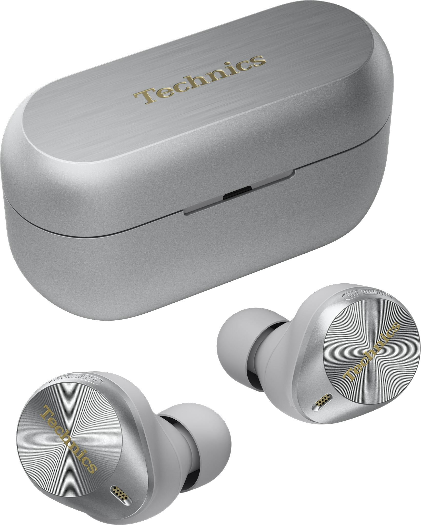 Technics AZ80 Premium True Wireless Noise Cancelling In-Ear Headphones (Silver)