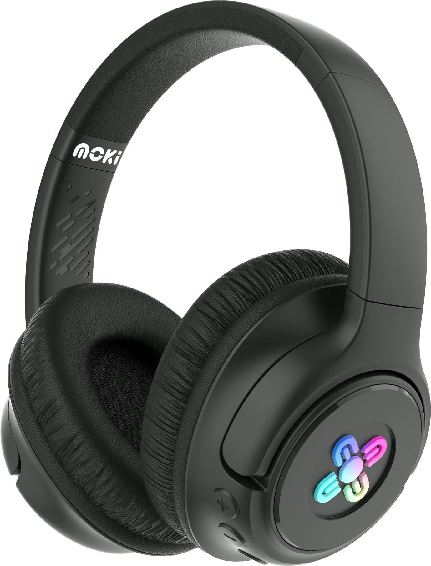 Moki Mixi Kids Volume Limited Wireless Over-Ear Headphones (LED Edition)