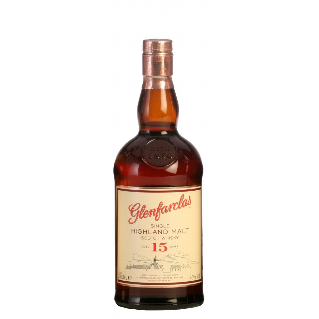 Glenfarclas 15 Year Old Highland Single Malt Scotch Whisky 700 ml