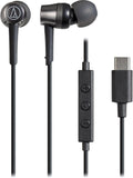 Audio Technica USB-C In-ear Headphones (Black)