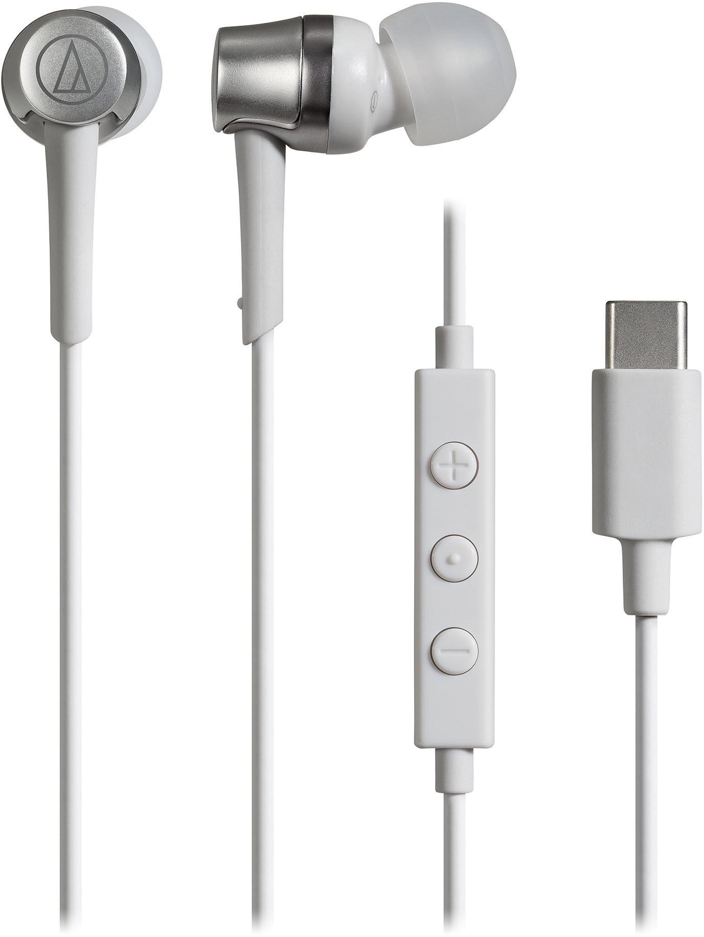 Audio Technica USB-C In-ear Headphones (White)