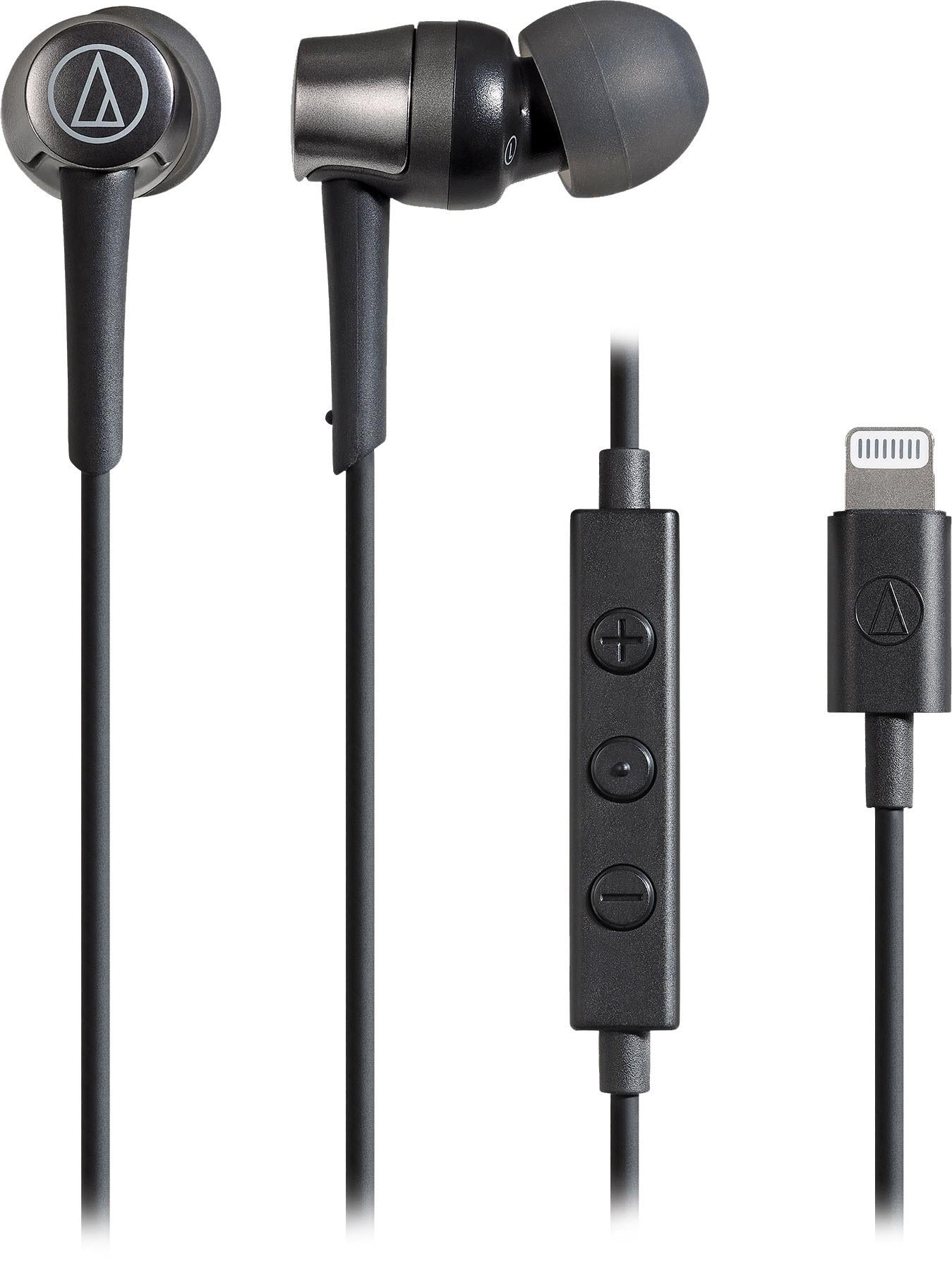 Audio Technica Lightning In-ear Headphones (Black)