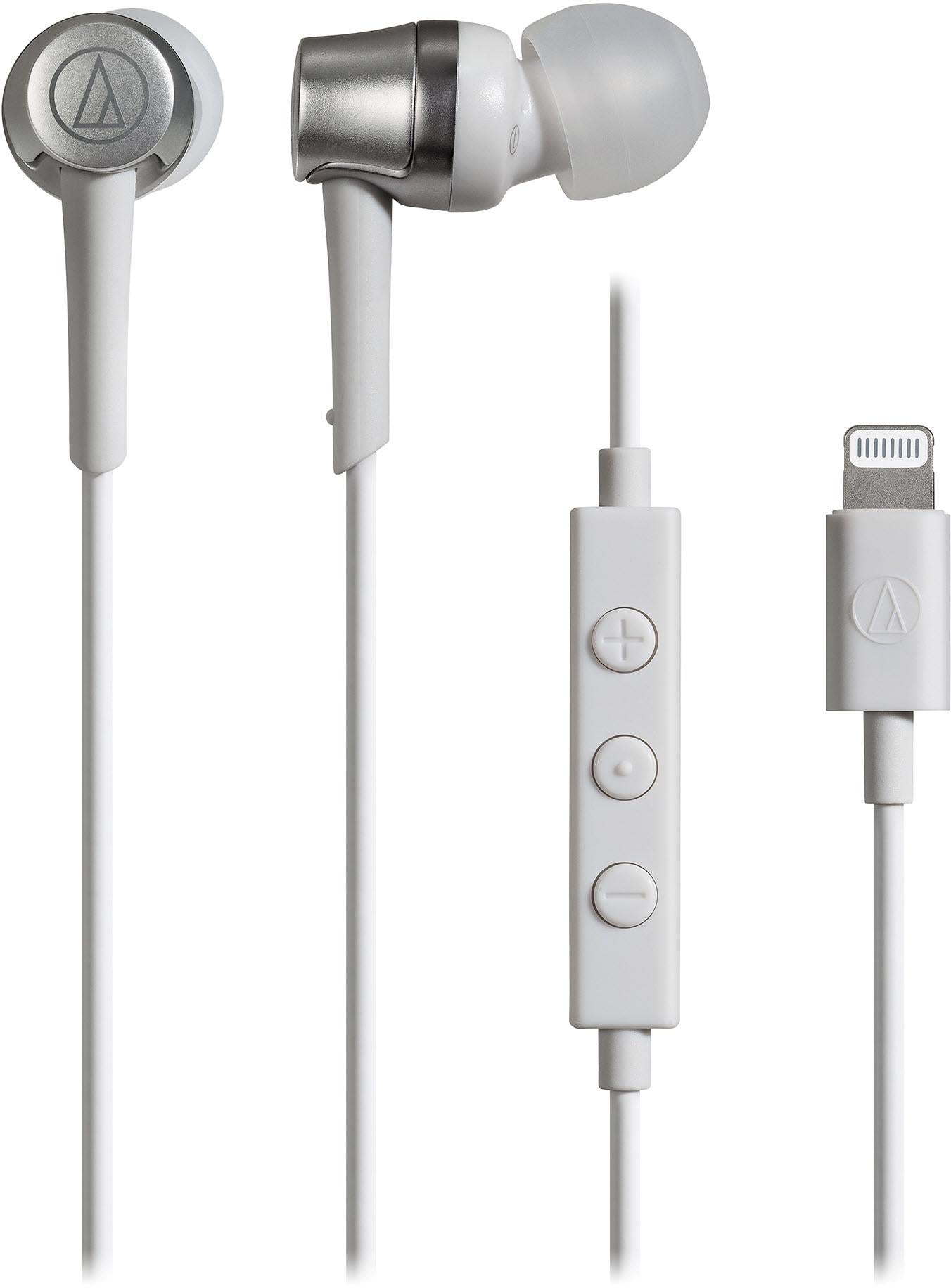 Audio Technica Lightning In-ear Headphones (White)