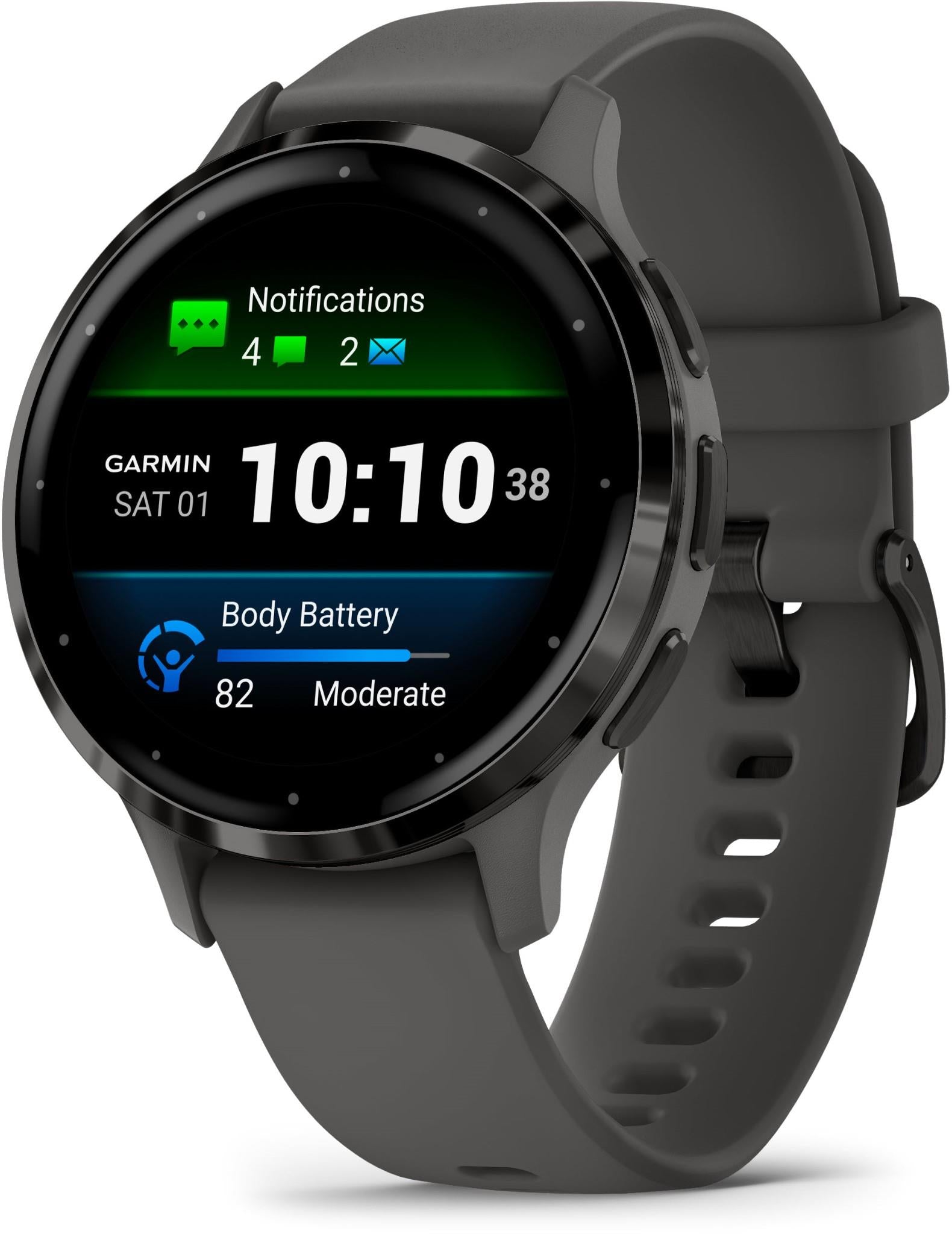 Garmin Venu 3S Sports Watch (Pebble Grey/Slate)