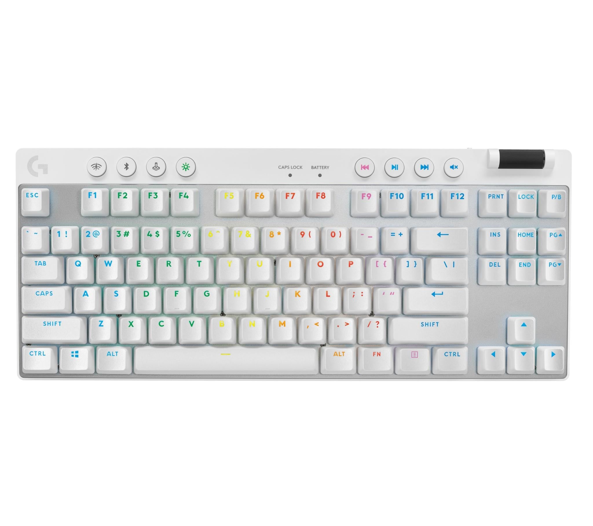 Logitech G PRO X TKL LIGHTSPEED Gaming Keyboard (White)