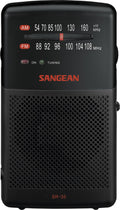 Sangean SR-35 BLACK Handheld Portable AM/FM Radio with Speaker