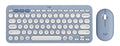 Logitech K380S Pebble 2 Combo Wireless Keyboard & Mouse (Blue)