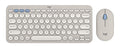 Logitech K380S Pebble 2 Combo Wireless Keyboard & Mouse (Sand)
