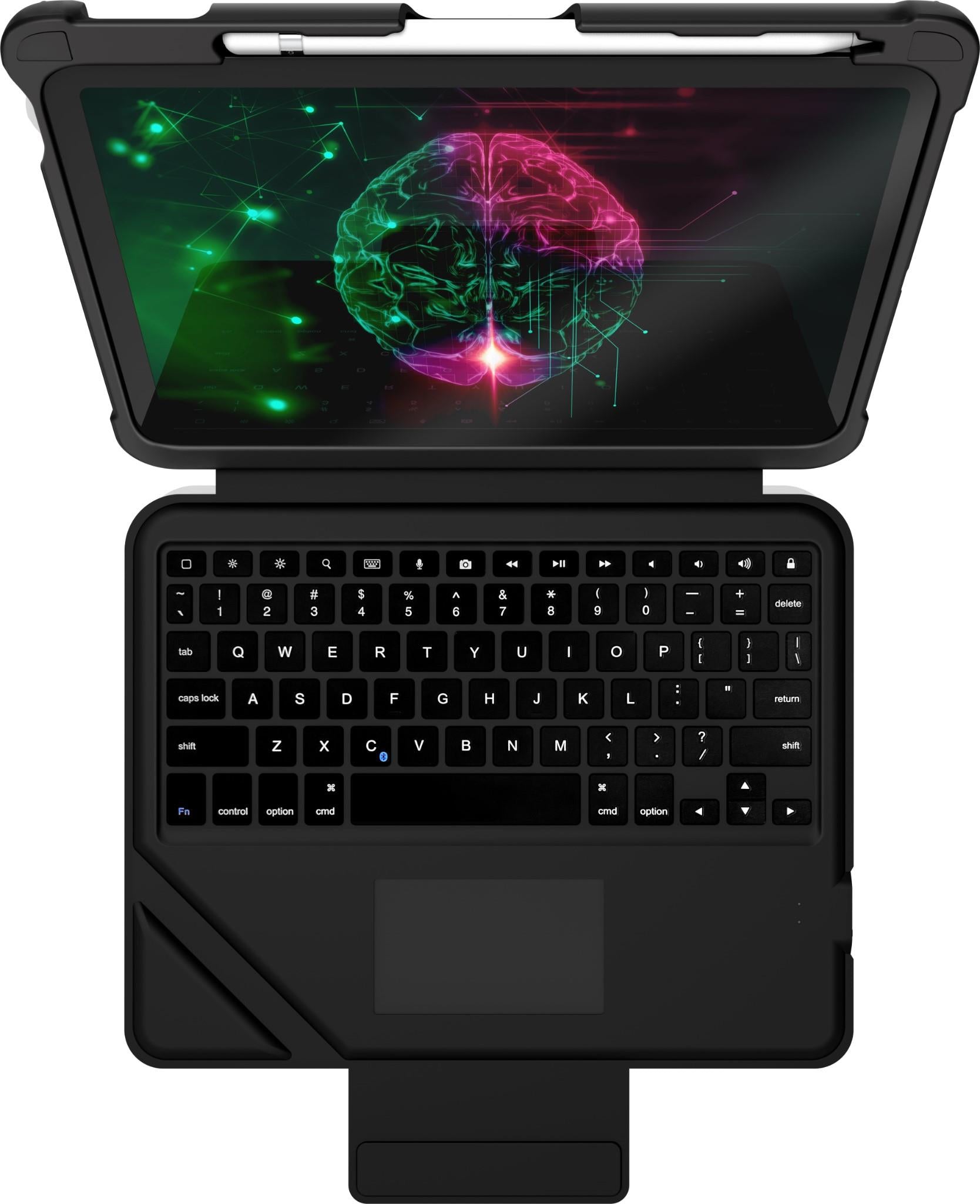STM Dux Keyboard with Trackpad BT Case for iPad A16/10th Gen (Black)