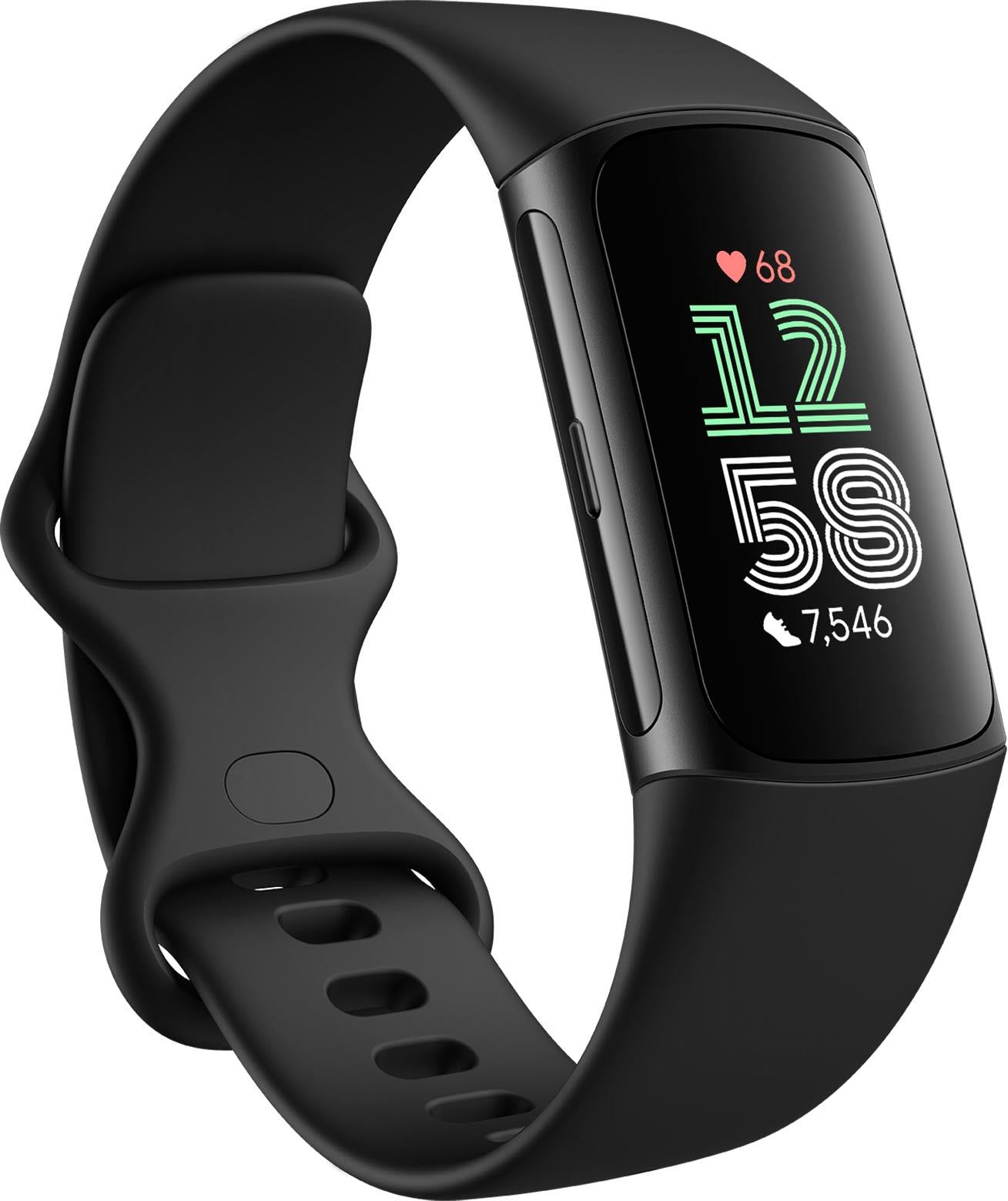 Fitbit Charge 6 Fitness Tracker (Obsidian/Black Aluminium)