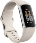 Fitbit Charge 6 Fitness Tracker (Porcelain/Silver Aluminium)
